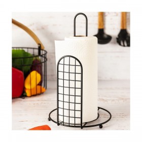 Supporto per Utensili da Cucina Quid Ebano Metallo 18x18x31 cm