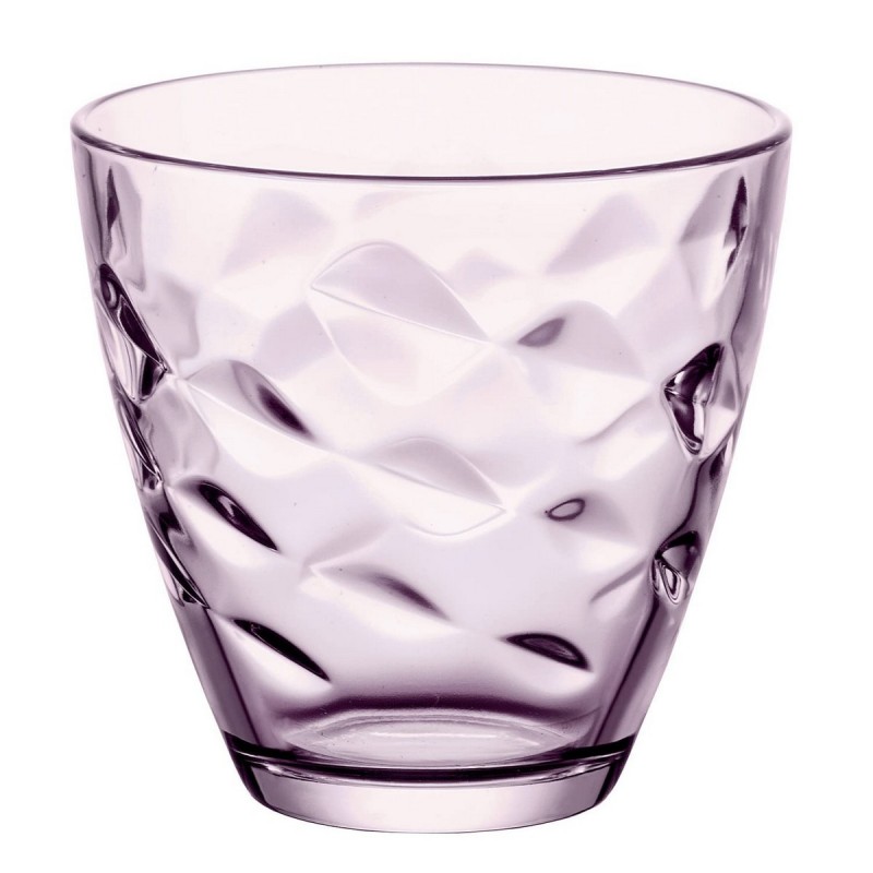 Set di Bicchieri Bormioli Rocco Flora Rosa Vetro 260 ml 6 Unità