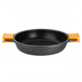 Casseruola BRA A270545 Nero Grigio Nero/Arancione (45 cm) (Ricondizionati A)