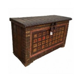 Baule Alexandra House Living Marrone Legno di mango 47 x 96 x 146 cm