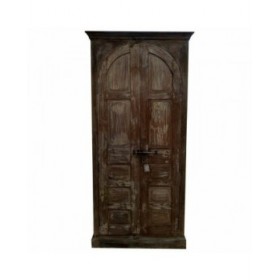 Armadio Alexandra House Living Marrone polistirene Legno di mango 40 x 225 x 101 cm