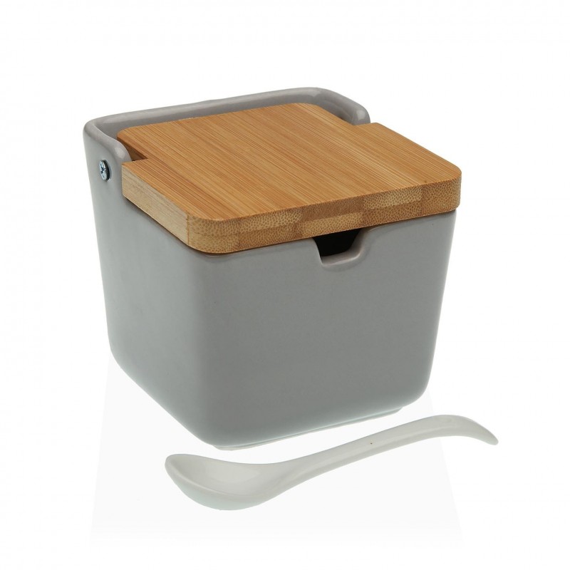 Portazucchero Versa Con coperchio Ceramica (8,8 x 10,3 x 8,8 cm)