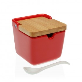 Portazucchero Versa Con coperchio Ceramica (8,8 x 10,3 x 8,8 cm)