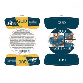 Porta pranzo Ermetico Quid Astral 950 ml Azzurro Vetro 18 x 18 x 8 cm