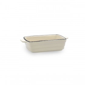 Teglia Quid Cocco Bianco Ceramica 16 x 9 x 4 cm (12 Unità)