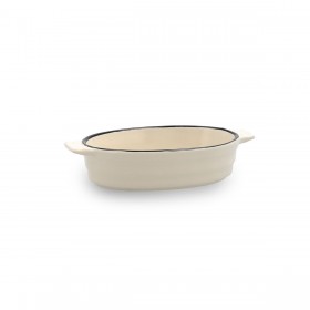 Pentola Quid Cocco Bianco Ceramica 18 x 11 x 4 cm (12 Unità) (Pack 12x)