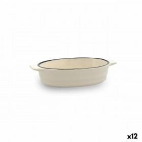 Pentola Quid Cocco Bianco Ceramica 18 x 11 x 4 cm (12 Unità) (Pack 12x)