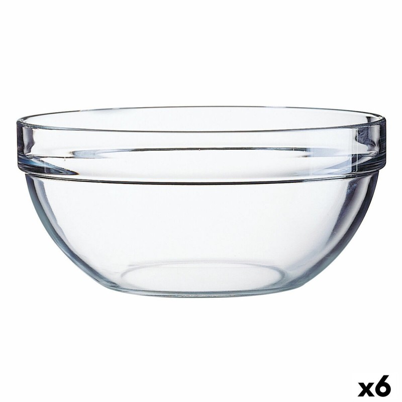 Insalatiera Luminarc Trasparente Vetro (20 cm) (6 Unità)