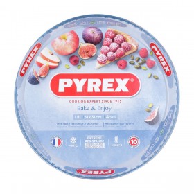 Stampo per Torte Pyrex Classic Vidrio Trasparente Vetro Piano Rotondo 31 x 31 x 4 cm 6 Unità