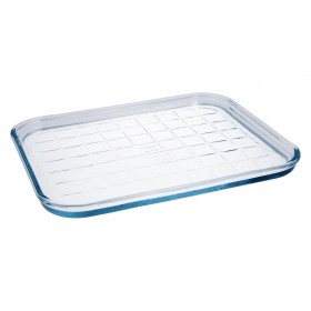 Stampo Rettangolare Pyrex Classic Vidrio Trasparente Vetro 33 x 27 x 2 cm Piano (6 Unità)