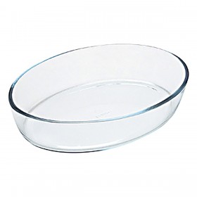 Pirofila da Forno Pyrex Classic Vidrio Trasparente Vetro Ovalada 35 x 24 x 7 cm (6 Unità)