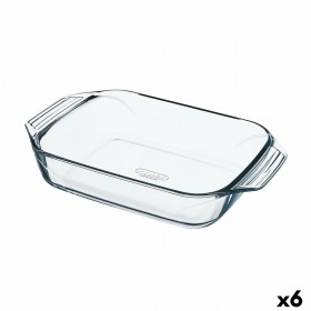 Pirofila da Forno Pyrex Irresistible Trasparente Vetro Rettangolare 27,5 x 16,9 x 6 cm (6 Unità)