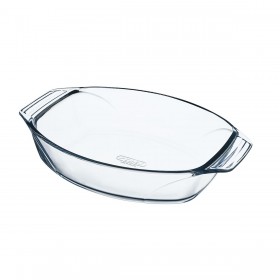 Pirofila da Forno Pyrex Irresistible Trasparente Vetro Ovalada 35,1 x 24,1 x 6,9 cm (6 Unità)