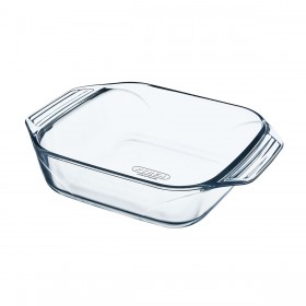 Teglia da Cucina Pyrex Irresistible Quadrato Trasparente Vetro 6 Unità 29,2 x 22,7 x 6,8 cm
