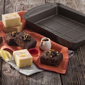 Stampo Rettangolare Pyrex Asimetria Nero Metallo 28 x 22 cm Rettangolare (6 Unità)