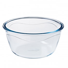 Porta pranzo Ermetico Pyrex Cook&go 20 x 20 x 10,3 cm Azzurro 1,6 L Vetro (6 Unità)