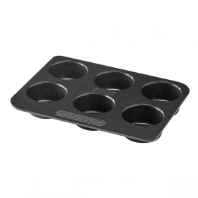 Teglia per Muffin Pyrex Magic Nero 24 x 18 x 3 cm (6 Unità)