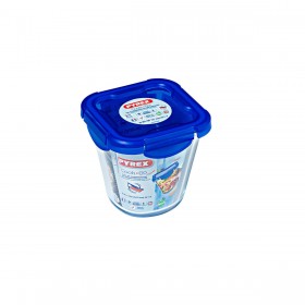 Porta pranzo Ermetico Pyrex Cook & go Trasparente Vetro (800 ml) (6 Unità)