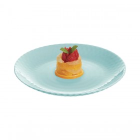 Piatto da pranzo Luminarc Pampille Turquesa Turchese Vetro 25 cm (24 Unità)