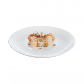 Piatto da Dolce Luminarc Pampille Bianco Vetro (19 cm) (24 Unità)