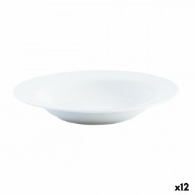 Piatto Fondo Quid Basic Bianco Ceramica Ø 21,5 cm (12 Unità)
