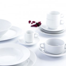 Piatto Fondo Quid Basic Bianco Ceramica Ø 21,5 cm (12 Unità)