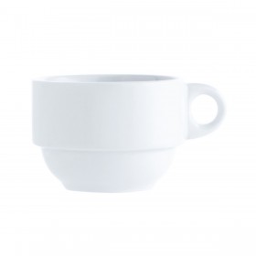 Tazza di caffè e tè Quid Basic Bianco 250 ml (12 Unità)