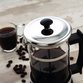 Caffettiera a Stantuffo Quid Serenia Trasparente Vetro Acciaio inossidabile 600 ml (6 Unità)