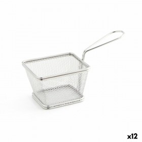 Cestino per Servire Aperitivi Quid Select Metallo Acciaio 10 x 9 cm Friggitrice (12 Unità)