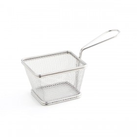Cestino per Servire Aperitivi Quid Select Metallo Acciaio 10 x 9 cm Friggitrice (12 Unità)