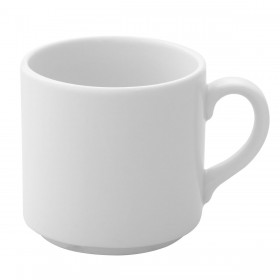 Set di Tazze da Caffè Ariane Prime Bianco Ceramica 200 ml Caffè (12 Unità)