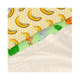 Set di Lenzuola HappyFriday Mr Fox Wild Multicolore Singolo 2 Pezzi
