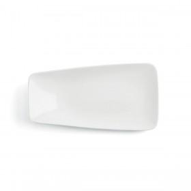 Piatto da pranzo Ariane Vital Rectangular Rettangolare Bianco Ceramica 38 x 20,4 cm (6 Unità)
