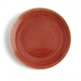 Piatto da pranzo Ariane Terra Rosso Ceramica Ø 18 cm (12 Unità)