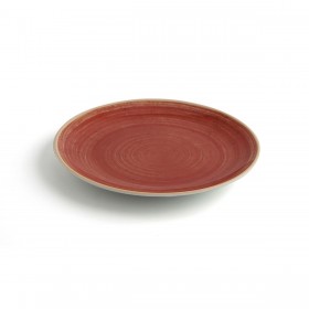 Piatto da pranzo Ariane Terra Rosso Ceramica Ø 18 cm (12 Unità)