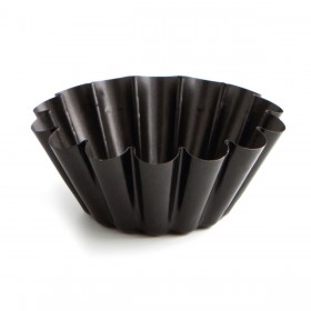 Stampo per Budino Quid Sweet Grey Nero Metallo (12 Unità)