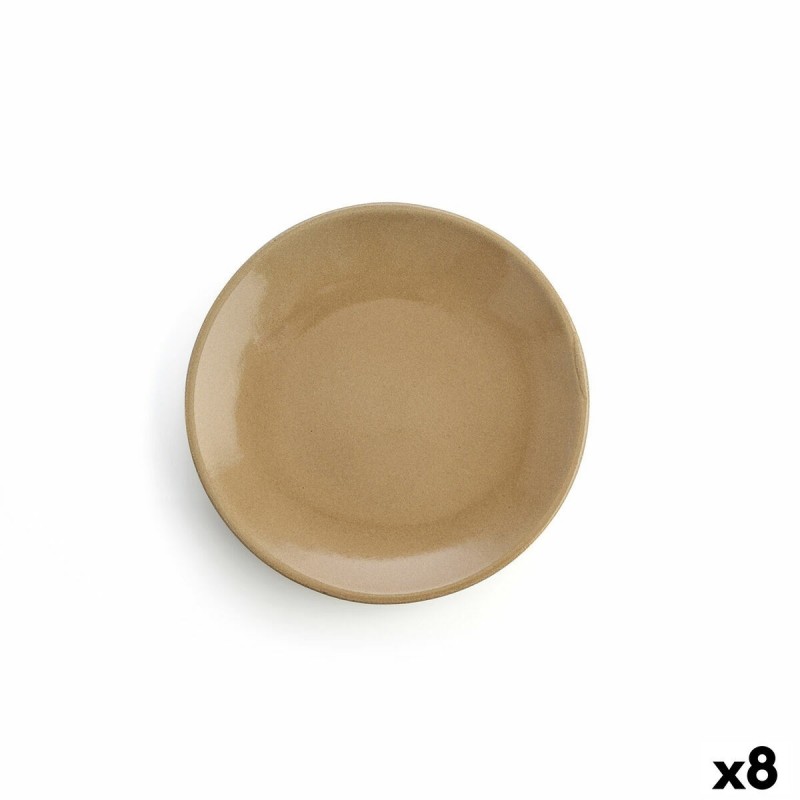Piatto da pranzo Anaflor Barro Anaflor Beige Argilla cotta Ø 29 cm Carne (8 Unità)