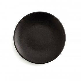 Piatto da pranzo Anaflor Barro Anaflor Nero Argilla cotta Ø 29 cm Carne (8 Unità)