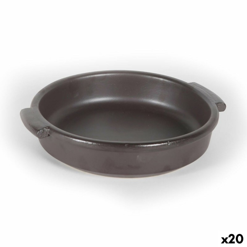 Teglia Anaflor Barro Anaflor Nero Ceramica Ø 15 cm (20 Unità)