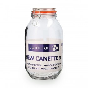 Barattolo di Vetro Luminarc New Canette Trasparente (6 Unità)