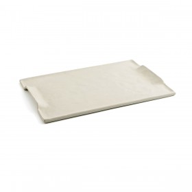 Vassoio per aperitivi Quid Mineral Gres Beige Ceramica 30 x 18 cm (6 Unità)