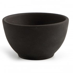 Ciotola per Aperitivi Quid Mineral Gres Nero Ceramica 9 x 5 cm (18 Unità)