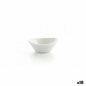 Set da Aperitivo Ariane Alaska Bianco Ceramica 8,5 x 8,3 x 3,5 cm (18 Unità)