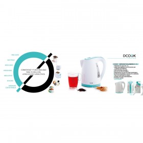 Bollitore Dcook Gallery Bianco Plastica 2200 W 1,7 L (8 Unità)