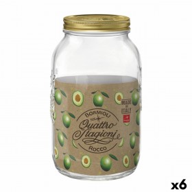 Barattolo di Vetro Bormioli Rocco Quattro Stagioni Trasparente (6 Unità)