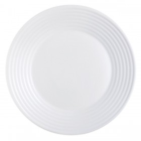 Sotto Piatto Luminarc Harena Bianco Vetro (Ø 27 cm) (24 Unità)