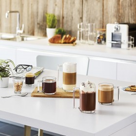 Tazza Luminarc À La Bonne Heure Trasparente Colazione Vetro (250 ml) (24 Unità)
