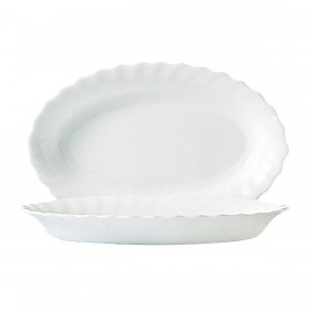 Teglia da Cucina Luminarc Trianon Bianco Vetro (22 cm) (24 Unità)