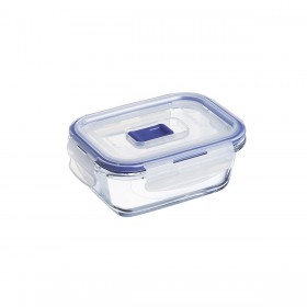 Porta pranzo Ermetico Luminarc Pure Box Active 380 ml 12 x 9 cm Bicolore Vetro (6 Unità)