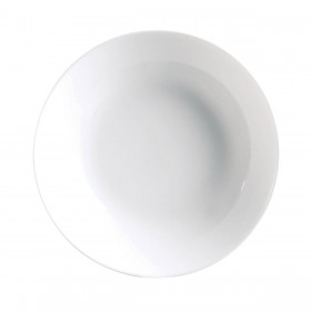 Piatto Fondo Luminarc Diwali 20 cm Bianco Vetro (24 Unità)